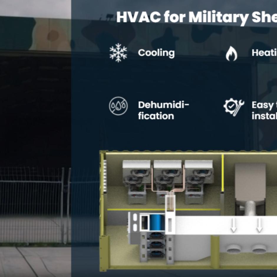 Shelter HVAC System for Defence Applications