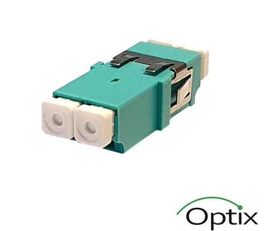 MM LC Duplex adapter Anti-shake U/flange OM3