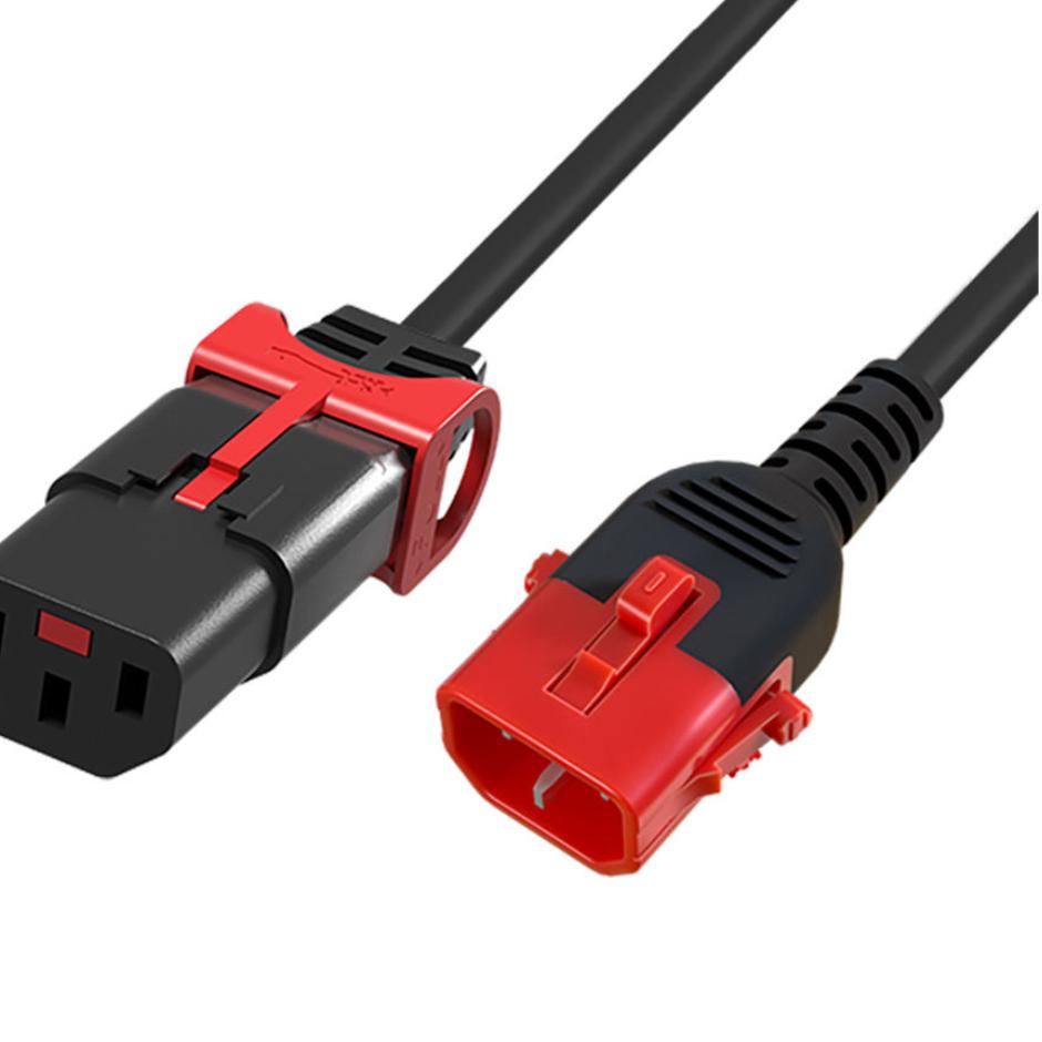 ACT Powercord C13 IEC Lock+ - C14 IEC Lock Dual Locking