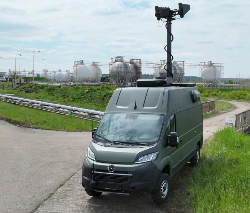 MOBILE SYSTEM FOR DETECTION AND ELIMINATION OF DRONES