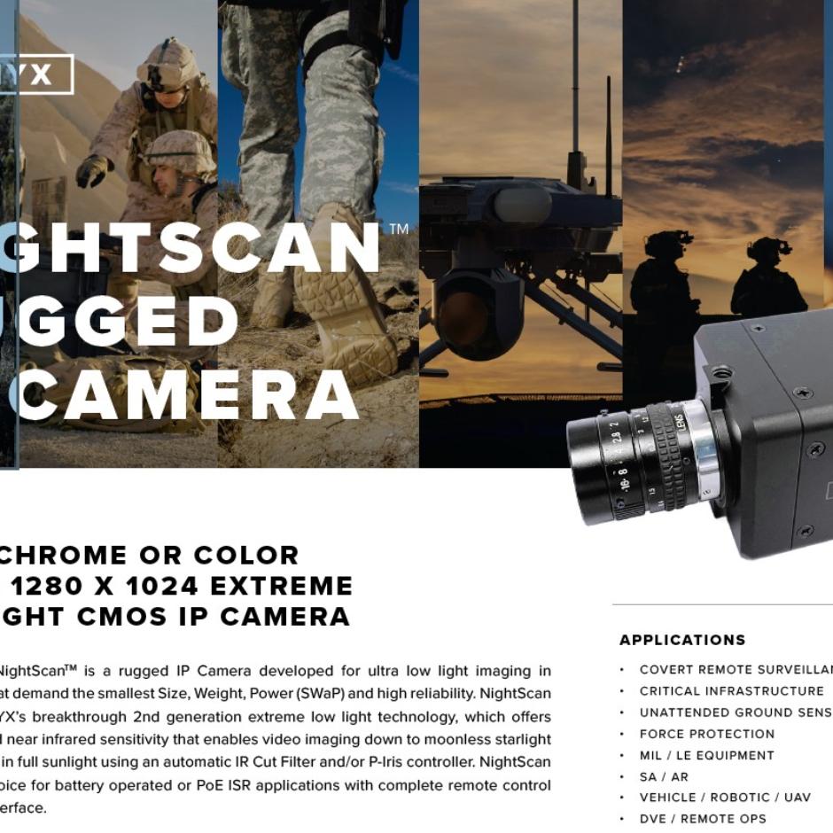 SIONYX NightScan™ Rugged IP Camera