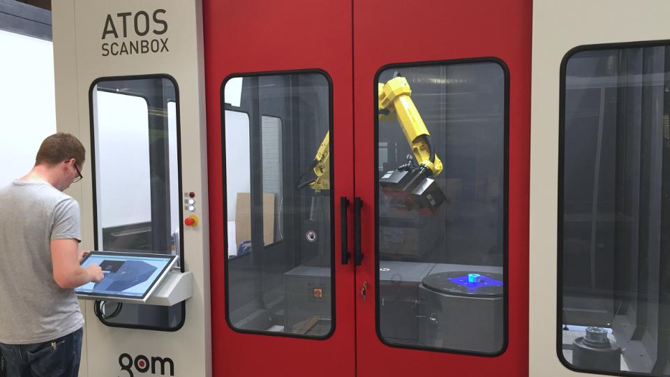 HBN-Teknik uses 3D scanning for running-in and quality control of parts