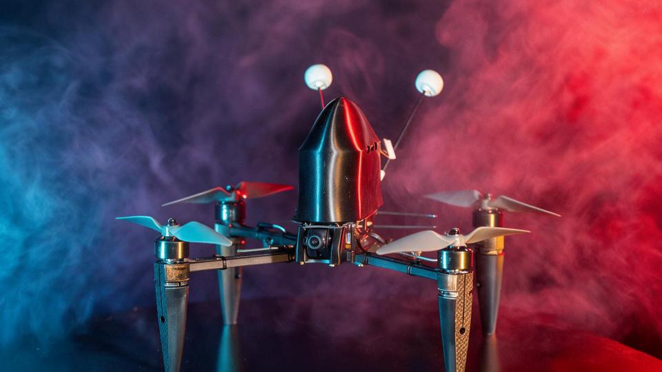 A cost-effective interceptor drone to support air defense operations